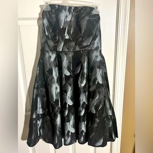 White House black market strapless dress. Size 6